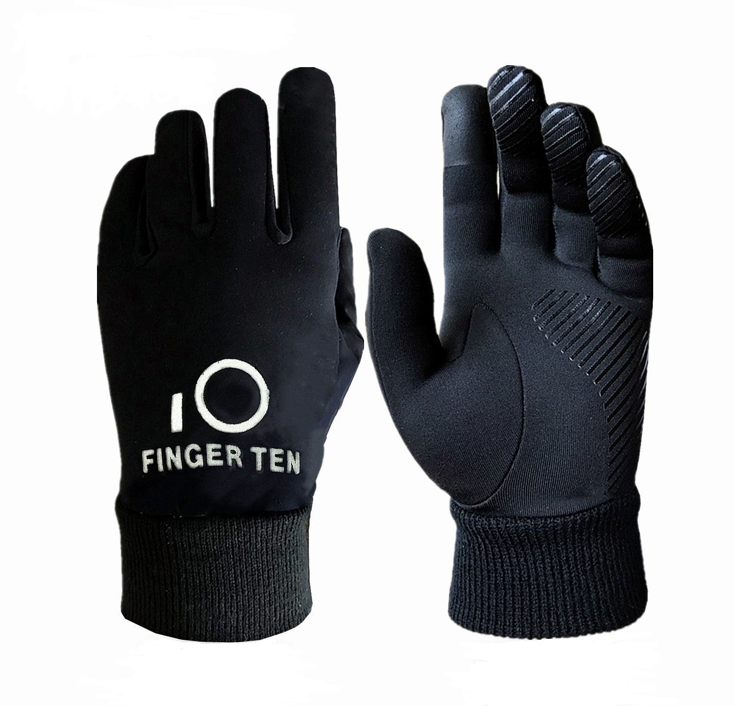 Gants de sport d'extérieur en polaire pour football et équitation avec écran tactile