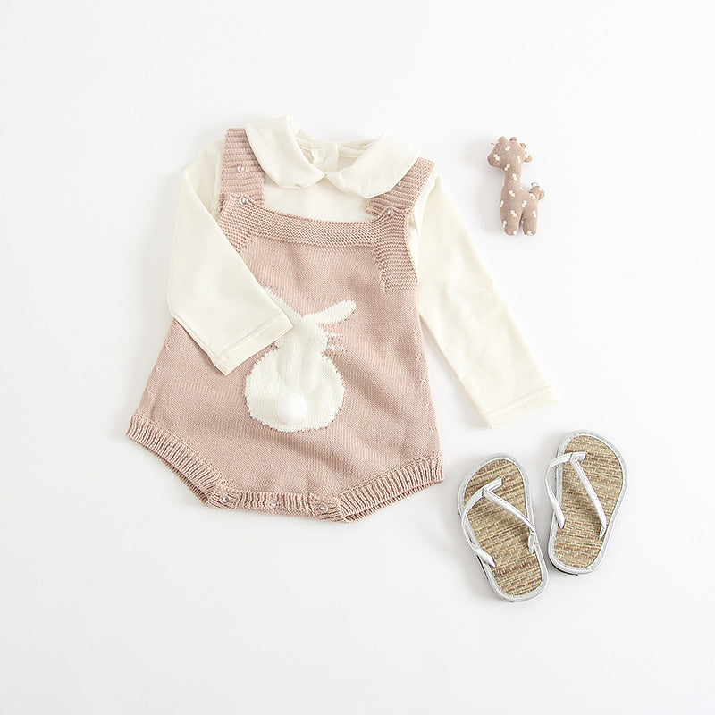 Triangle knitted jumpsuit