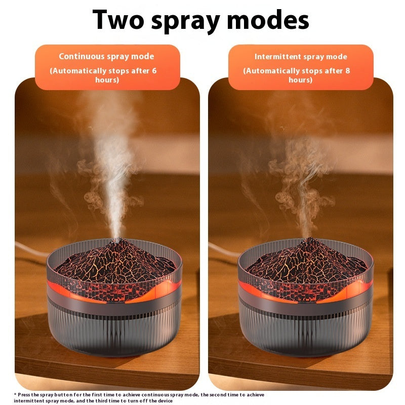 Diffuseur d'arômes volcanique Humidificateur de flamme multifonctionnel