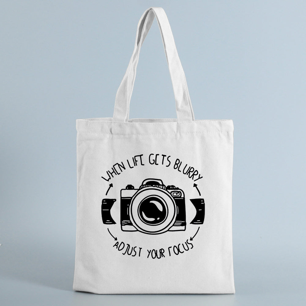 Canvas Tote Bag Pattern Environment-friendly Shopping Large Capacity
