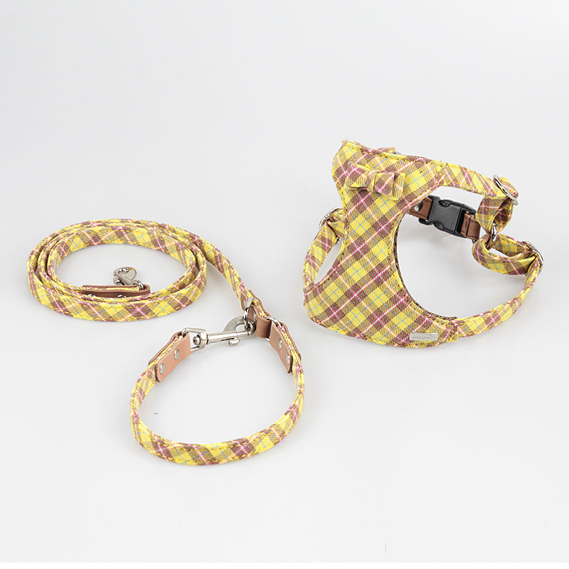 Laisse de chien style débardeur pour petits chiens