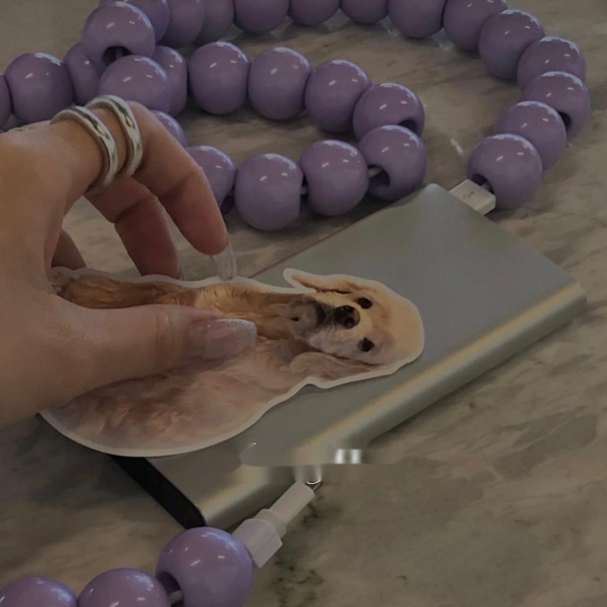Câble de données de téléphone portable perlé