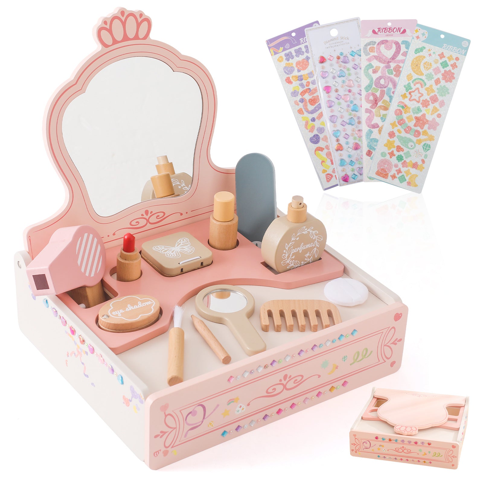 Maison de jeu de princesse pour fille de style nordique Jouets de maquillage