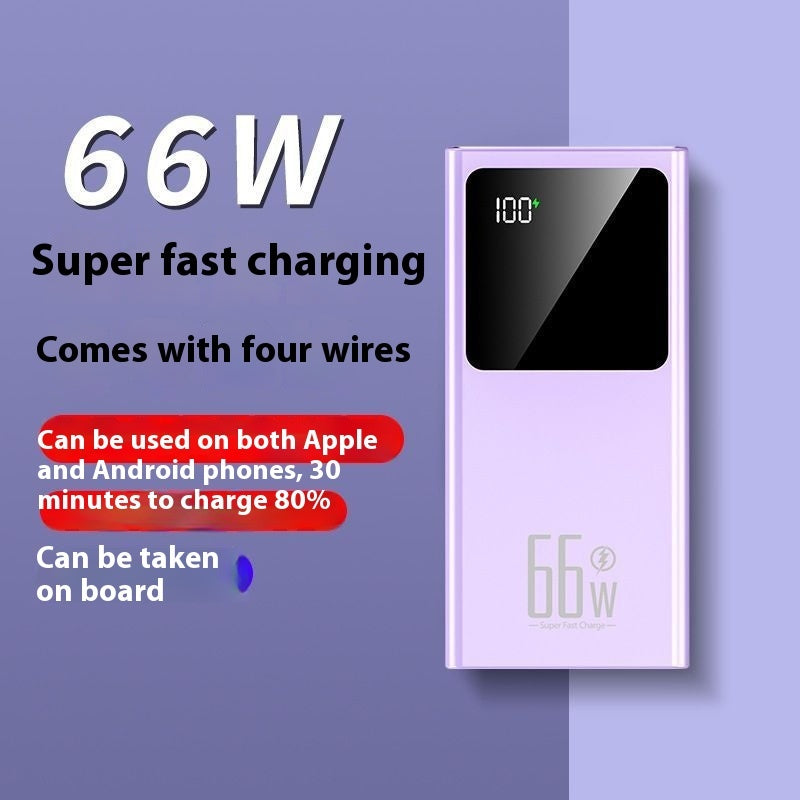 Mini batterie externe portable ultra fine très grande capacité