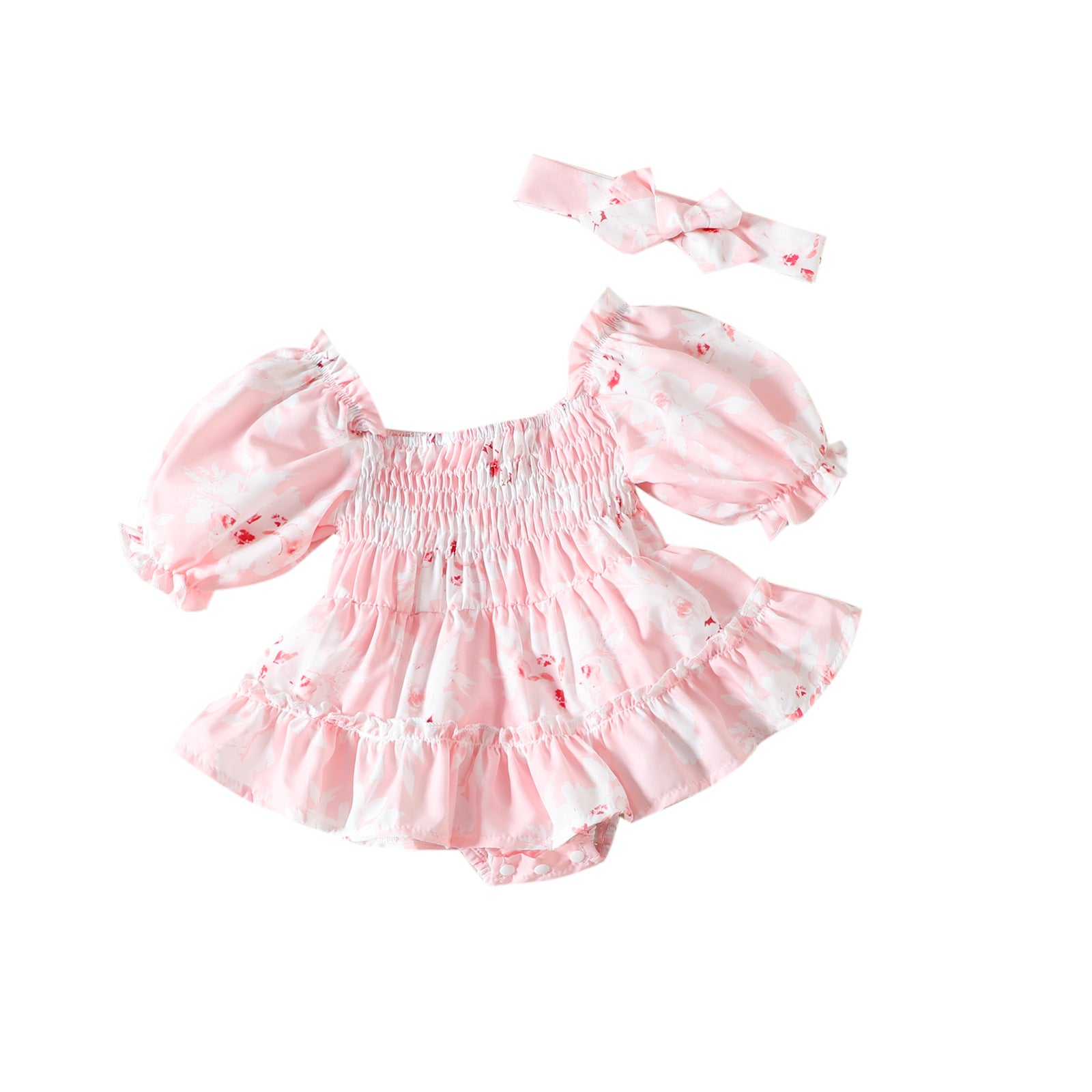 Baby Dress Cotton Short Sleeved Kazakhstan Jumpsuit