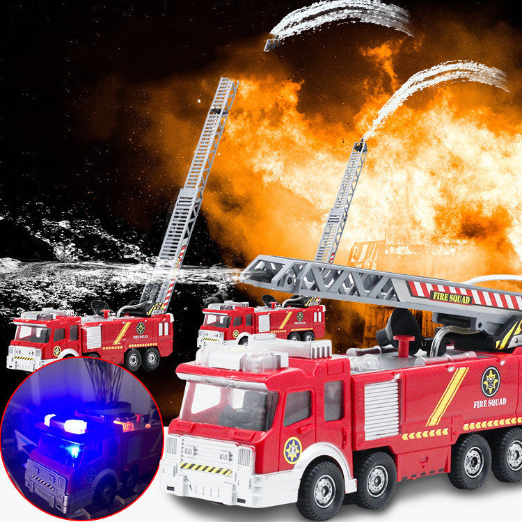 Jouets d'extinction d'incendie électriques universels à lumière sonore pulvérisables à l'eau