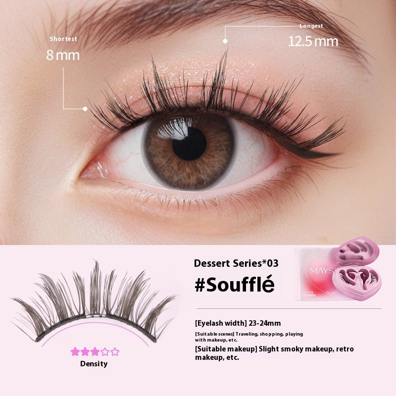 Meixi Soft Magnetic False Eyelashes Heart-shaped Integrated Soap Holder