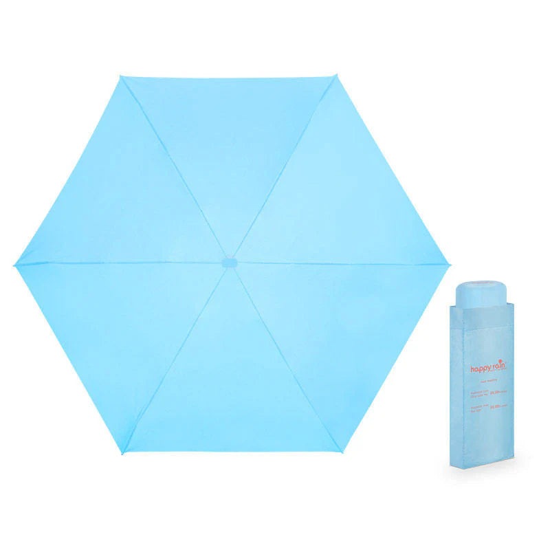 Mini Slim Automatic UV Umbrella With 6 Ribs