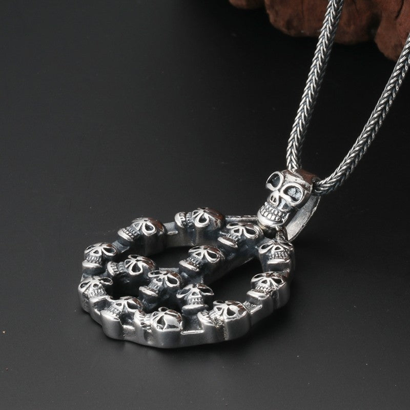 Sterling Silver Ornament Thai Silver Men's Popular Creative Necklace