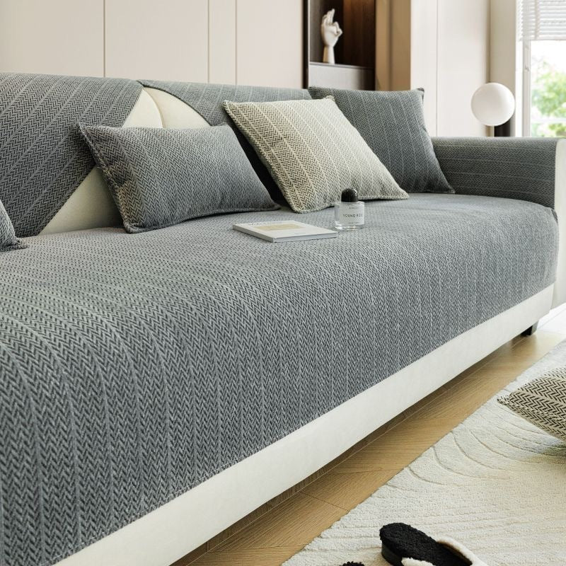 Sofa Cushion Chenille Non-slip High-grade Cover Towel