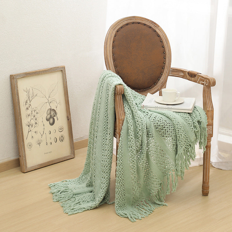 Nordic Sofa Blanket Cover Blanket Knitted Blanket Homestay Hotel Throw Blanket