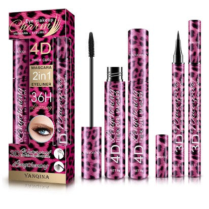 Ensemble Mascara et Eyeliner Imprimé Léopard