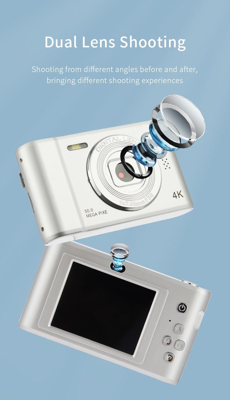 Appareil photo numérique rétro HD 48 mégapixels pour selfies