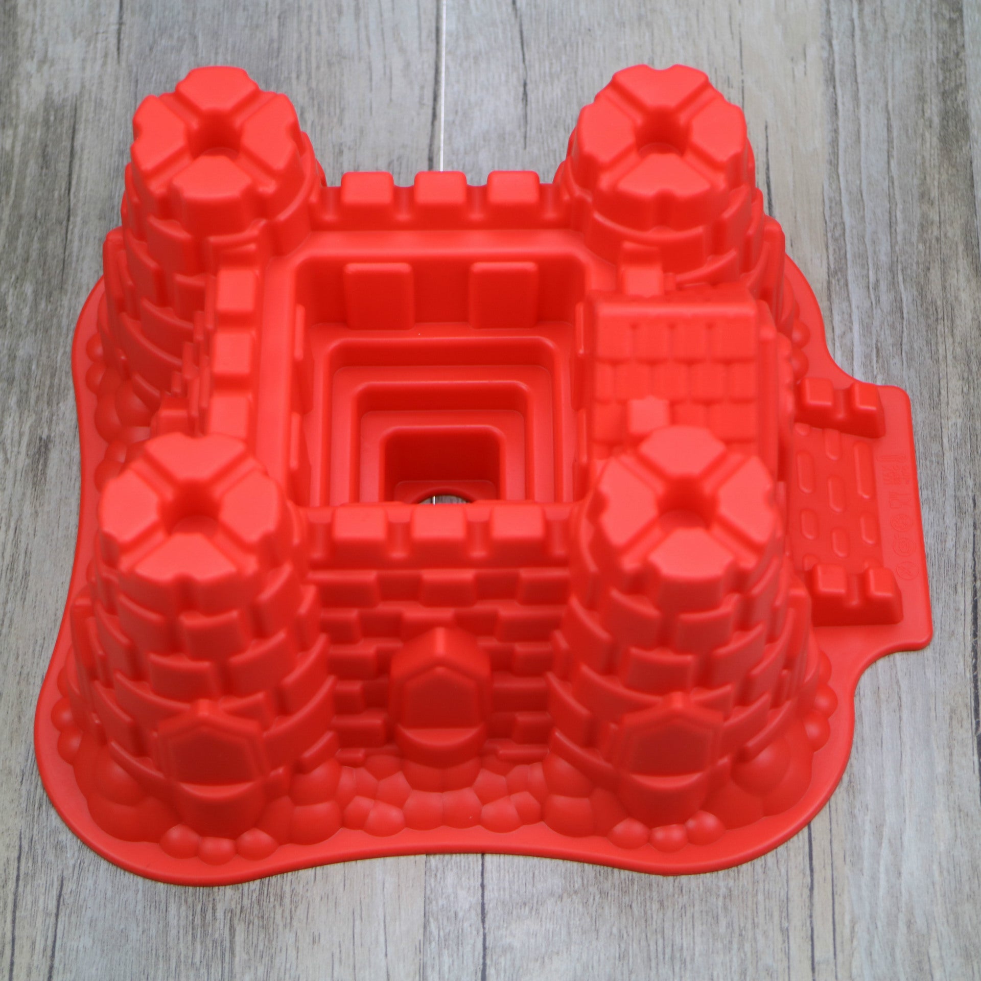 Molde para pastel de castillo, bandeja para hornear, herramientas para hornear DIY