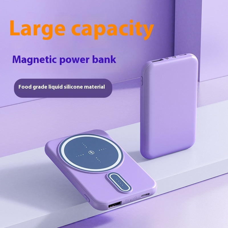 Batterie externe Magsafe Chargeur sans fil magnétique 5000 MA