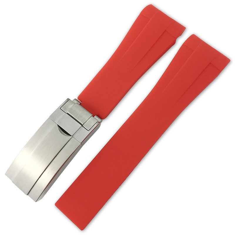 Bracelet de montre sport en caoutchouc de silicone