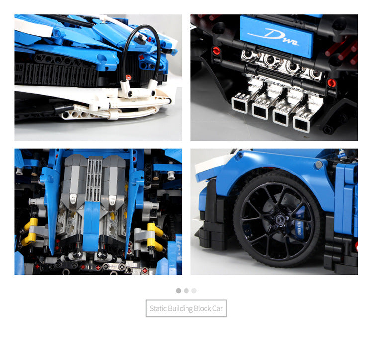 Sports Car Technology Machinery Building Blocks Toy