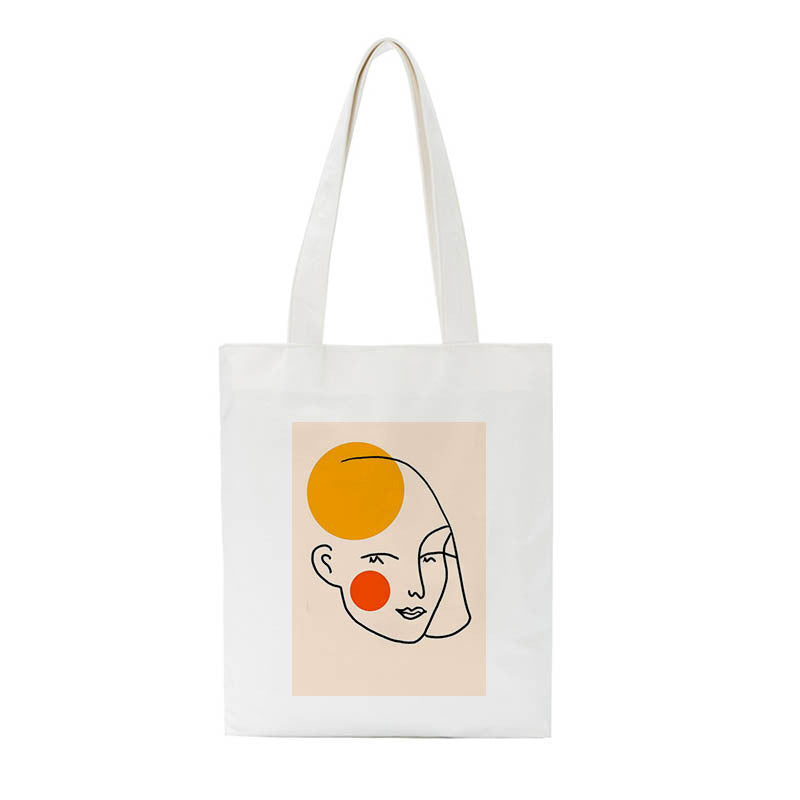 Facebook Print Large Capacity Canvas Bag