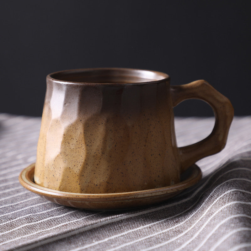 Japanese Style Ceramic Retro Breakfast Cup Stoneware Coffee Cup