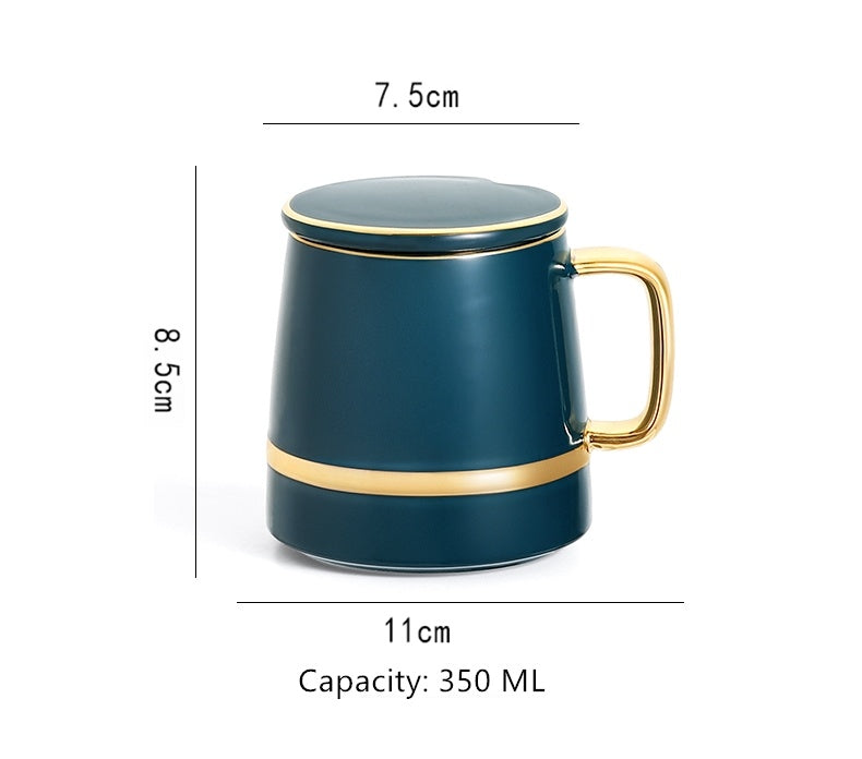 Tasse à café nordique en céramique de luxe