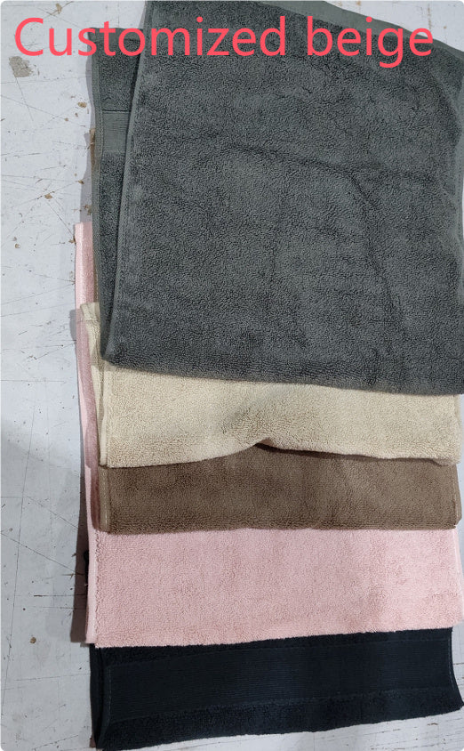 Bath Towel Plain Broken Face Gift Foreign Trade Towel