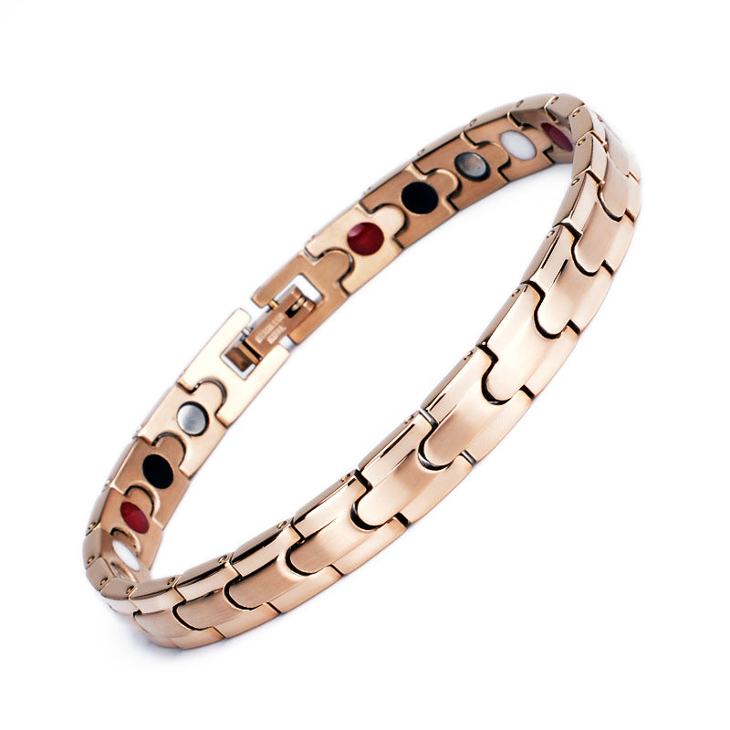 Women's Fashion Simple Stainless Steel Pure Titanium Bracelet