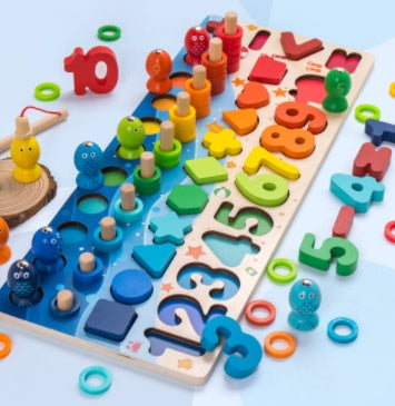 Jouets éducatifs de pêche magnétique pour enfants