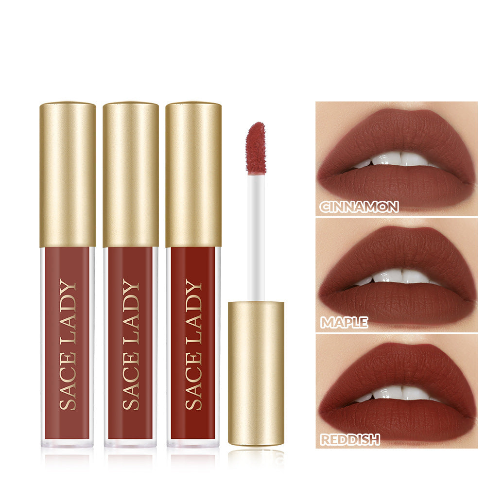 Ensemble de vernis à lèvres mat velouté imperméable et antiadhésif