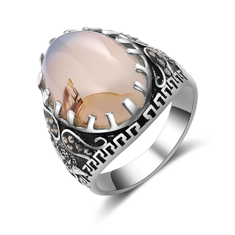 New European And American Cross-border Inlaid Fashion Ring