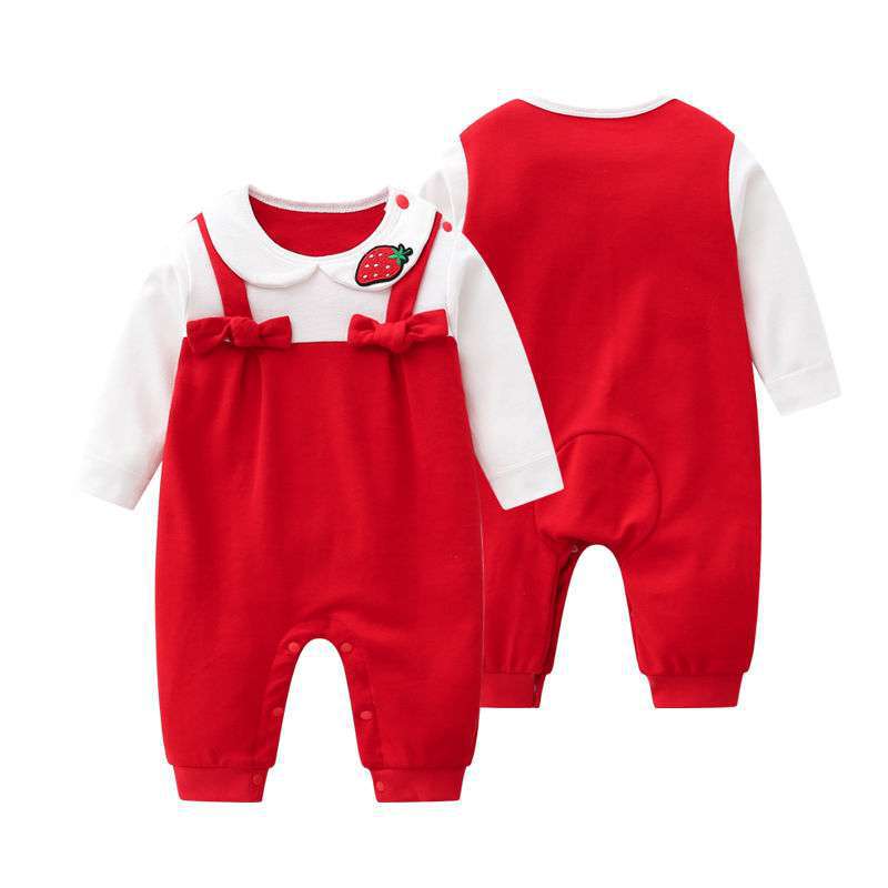 Newborn Jumpsuit Spring And Autumn Long Sleeve Pure Cotton Rompers Romper Online Influencer Cute Newborn Baby Clothes Baby Spring Clothing