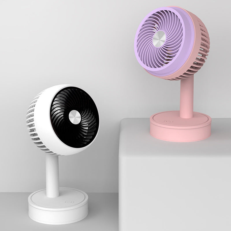 Ventilateur de bureau portable Mini rechargeable silencieux