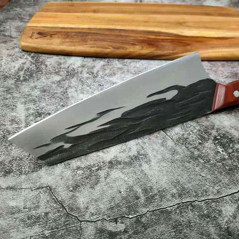 Forged Hammered Stainless Steel Kitchen Knife