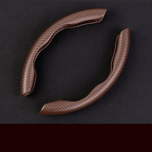 Car Steering Wheel Cover Four Seasons Unisex Sports Carbon Fiber Pattern Ultra-thin Non-slip Power Car Handle Card Cover