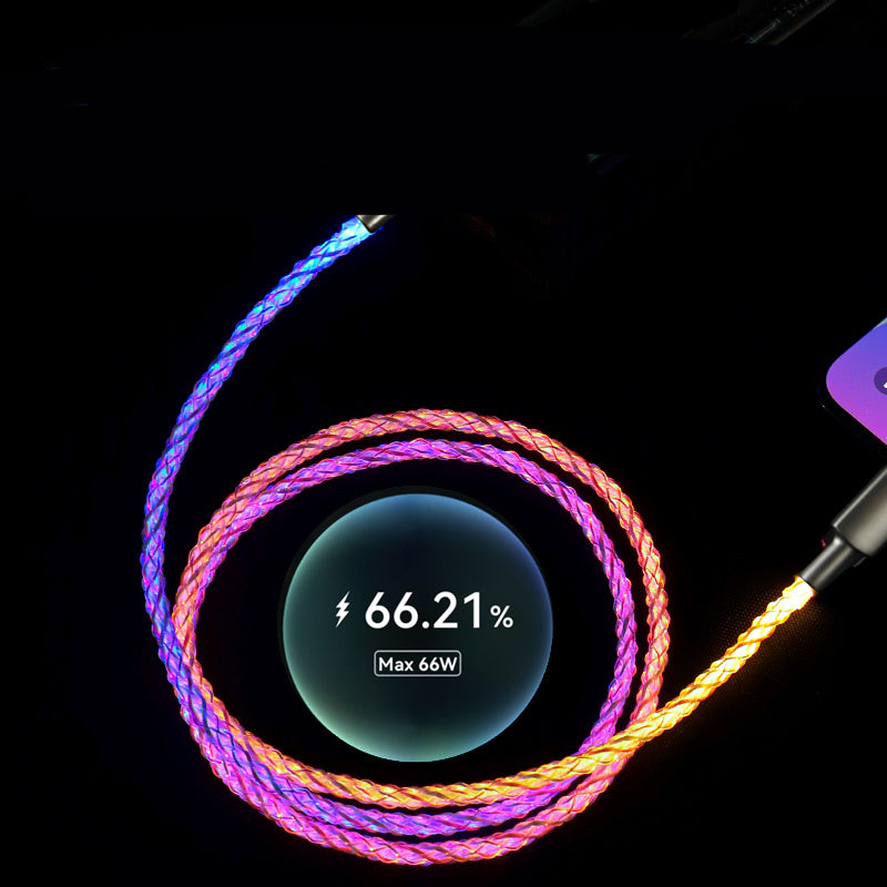 Câble de Données Lumineux RVB Personnalisé pour la Mode