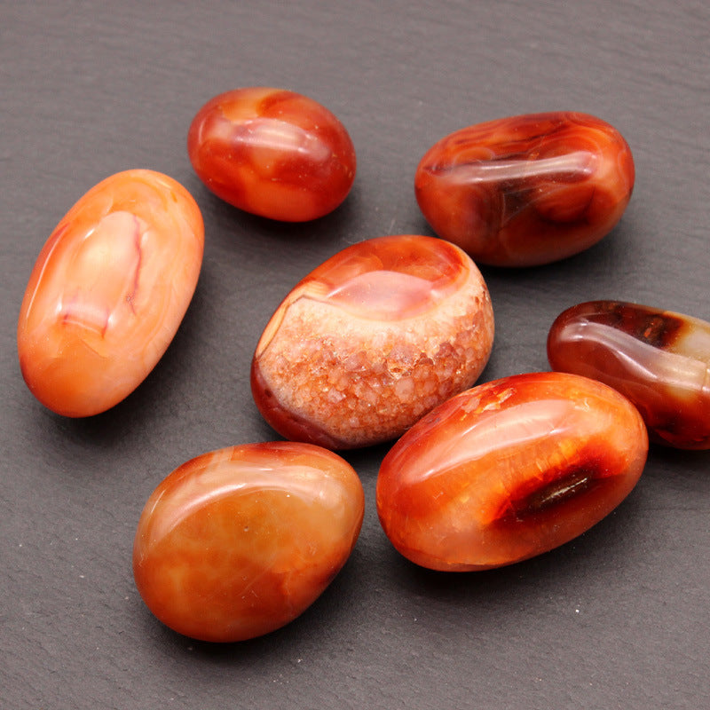 Play With Natural Red Agate Rough Stone Ornaments