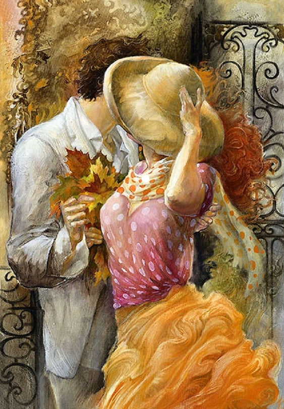XXL - 5D Diamond Painting - Paar Romanze