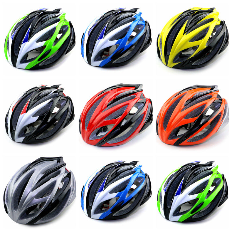 Casque de vélo intégré