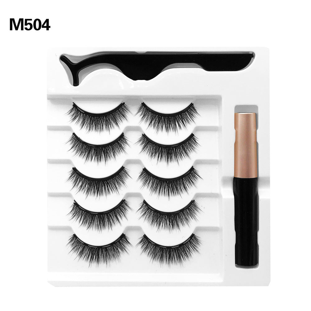 Faux Cils Magnétiques Cinq Paires De Mélange
