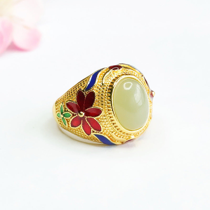 Qingshui Ring Jade Thumb Ring Ring Retro