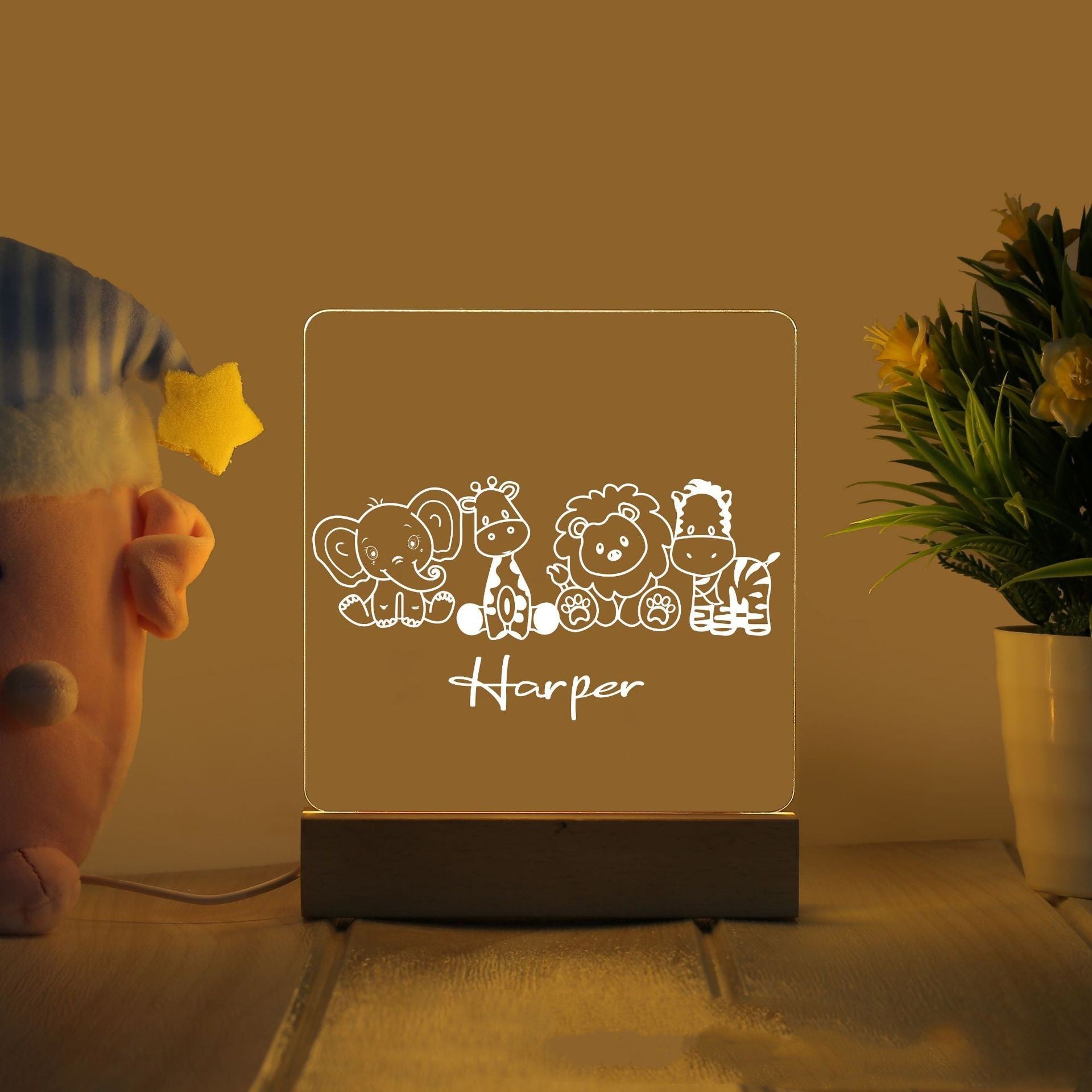 LED Bedside Lamp Children's Cartoon