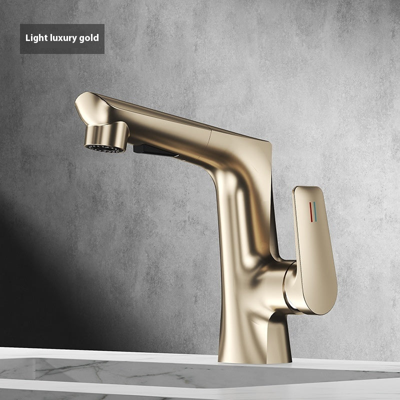 Washbasin Faucet Lifting Pull-out Type