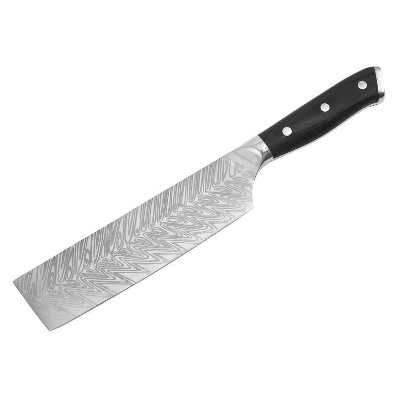 Hand Forged Color Wood Handle Kitchen Knife