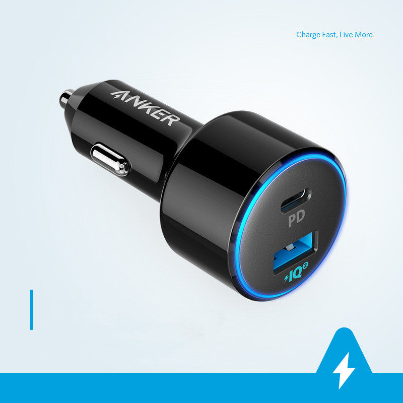 Chargeur de voiture haute puissance un pour deux à charge rapide