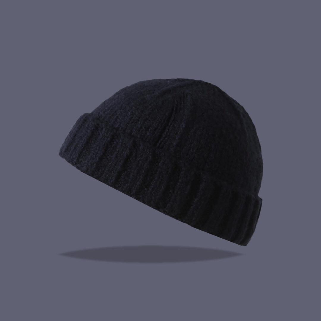 American Knitted Hat Women's All-match Face-looking Little Watermelon Hat Yupi Beanie Hat
