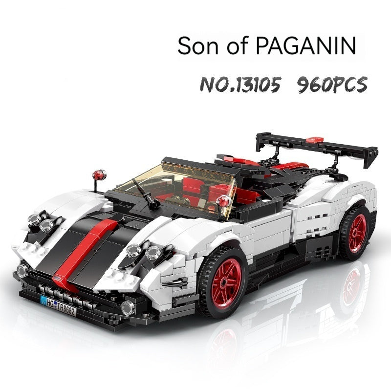 Jouets à assembler soi-même pour enfants Open 911 Sports Car GTR Racing