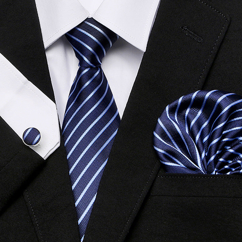 Costume trois pièces cravate homme de la nouvelle série cravate fleur de cachemire