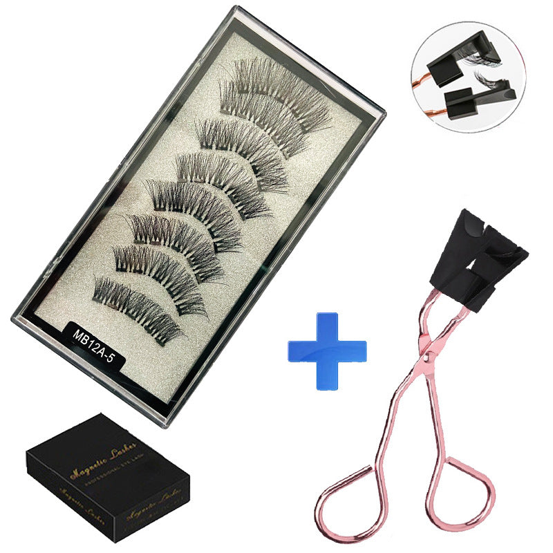 Quantum False Eyelashes Set Magnet Suction