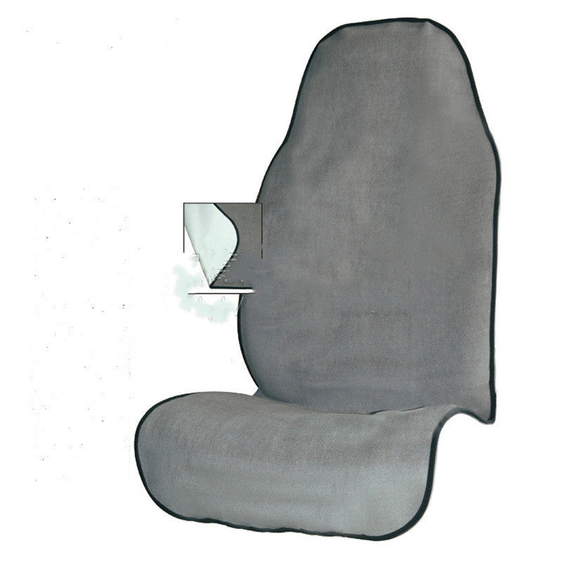 Terry cloth car seat cover