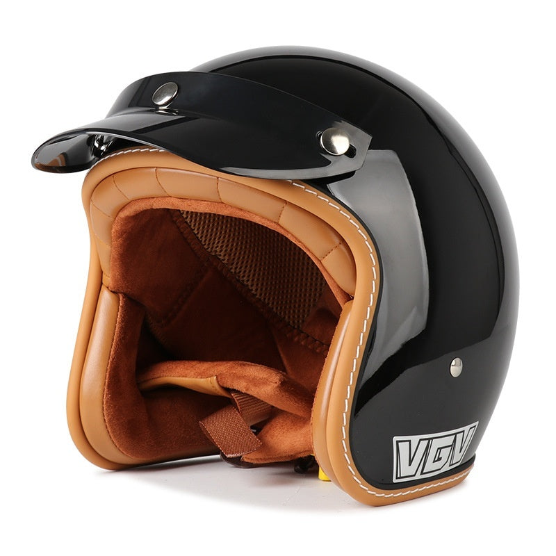 Casque de moto 3C certifié Rétro Voiture électrique
