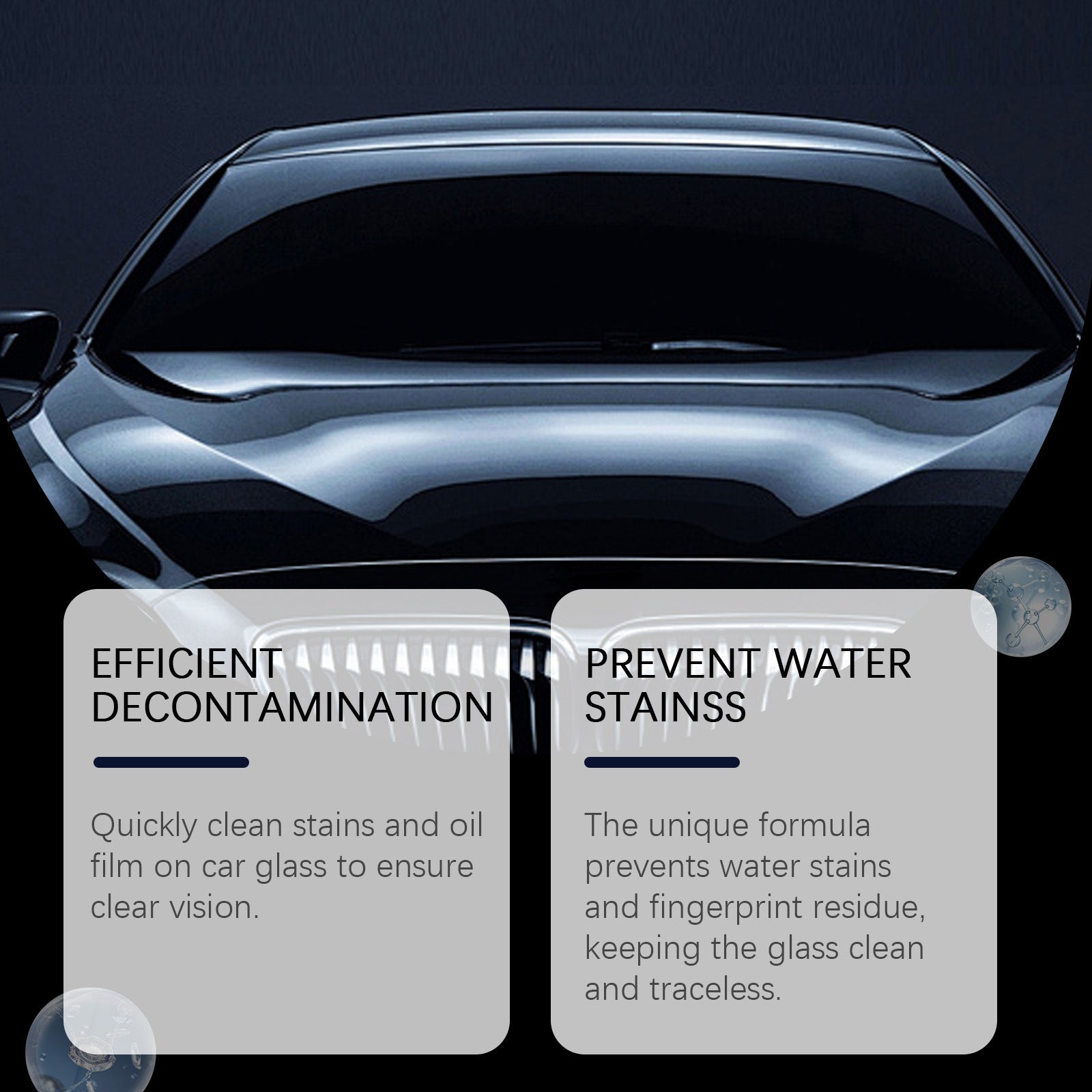 Car Glass Cleaner Decontamination Waterproof